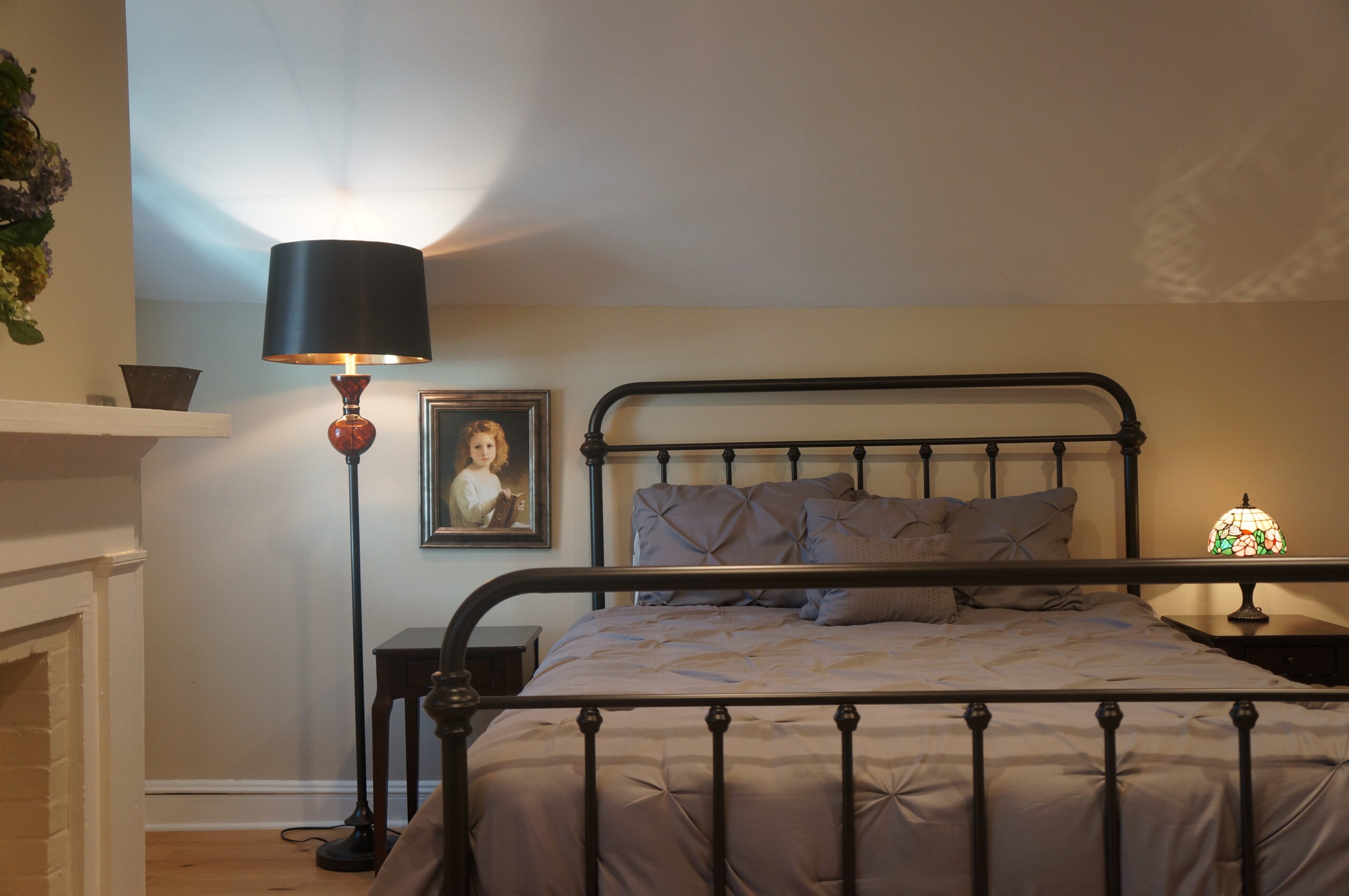 Beautiful bed at the Midwives of New Jersey's Madison Office