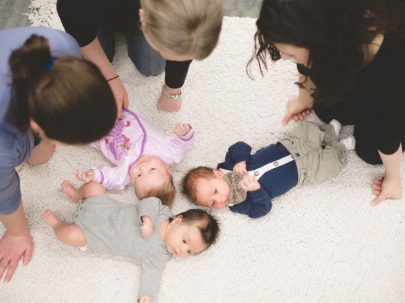 Baby care class at the midwives of new jersey