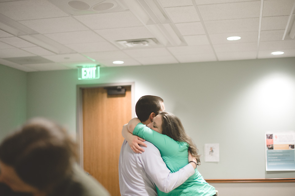 Hugging Couple