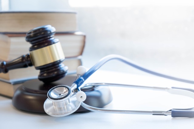 gavel and stethoscope