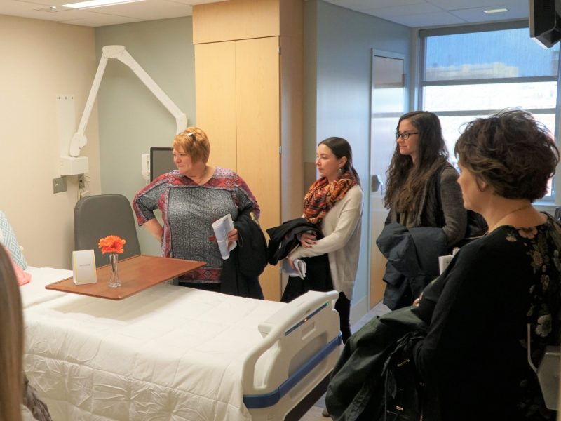Midwives of NJ visiting Hoboken University Medical Center Mom-Baby Unit