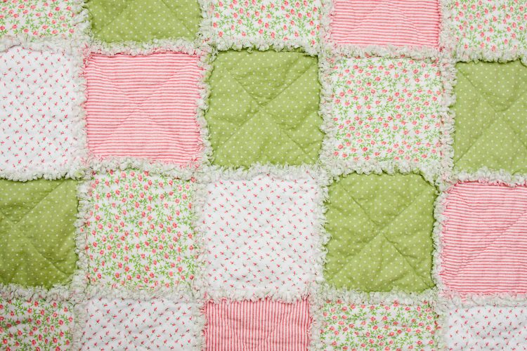 homemade baby quilt baby shower