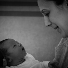 Mom and baby